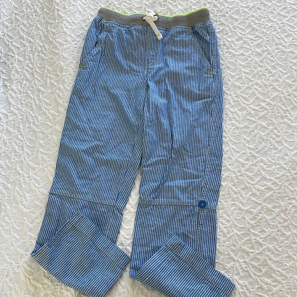 Mini Boden cotton striped pants - Size 9